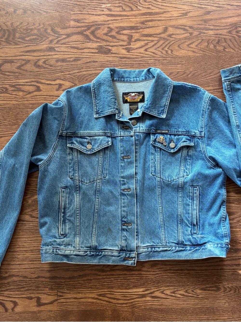 Harley-Davidson Woman’s Blue Denim Jean Jacket